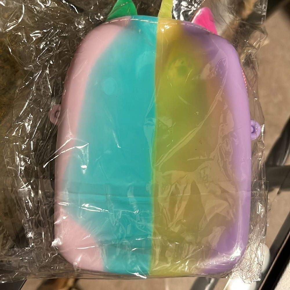 New Unicorn Silicone Pop It Purse - Picture 2 of 2
